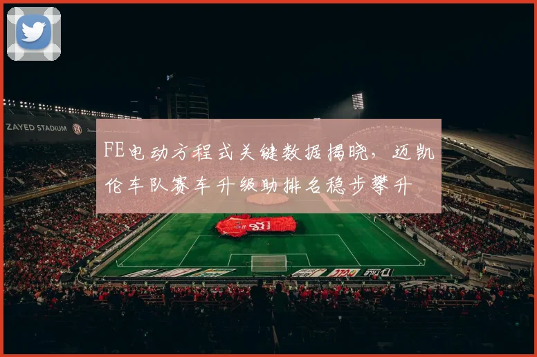FE电动方程式关键数据揭晓，迈凯伦车队赛车升级助排名稳步攀升